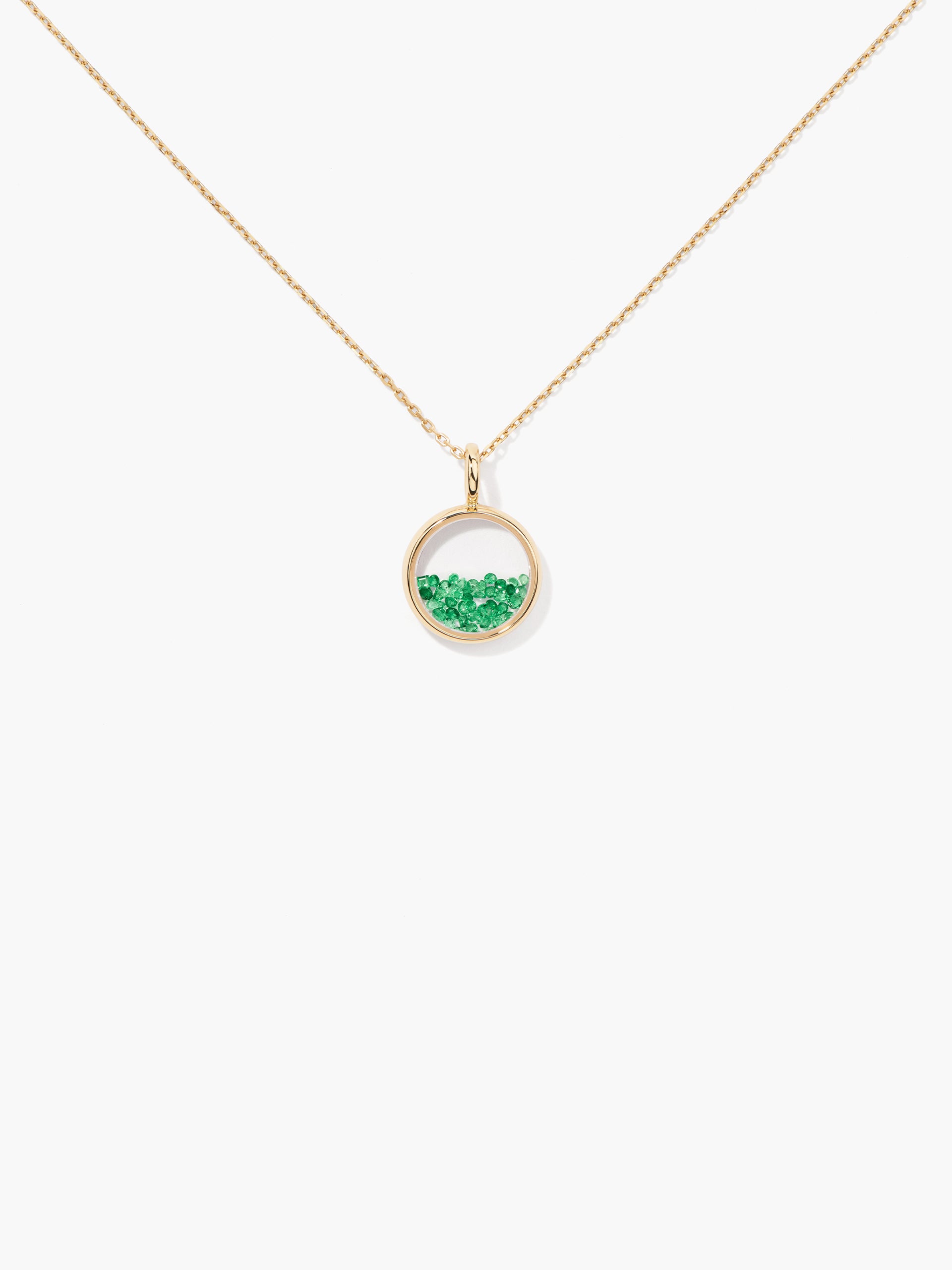 Collier Pendentif Bijou De Parfum Emeraude Coty - Médaillon Parfumé - Neuf Avec étiquettes