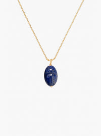 Medium Lapis lazuli beetle pendant 