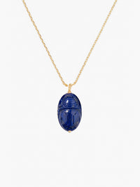 Pendentif Scarabée Lapis lazuli grand modèle