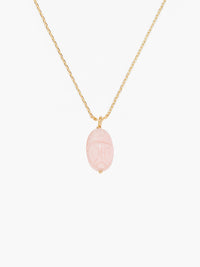 Pendentif Scarabée Opale rose moyen modèle