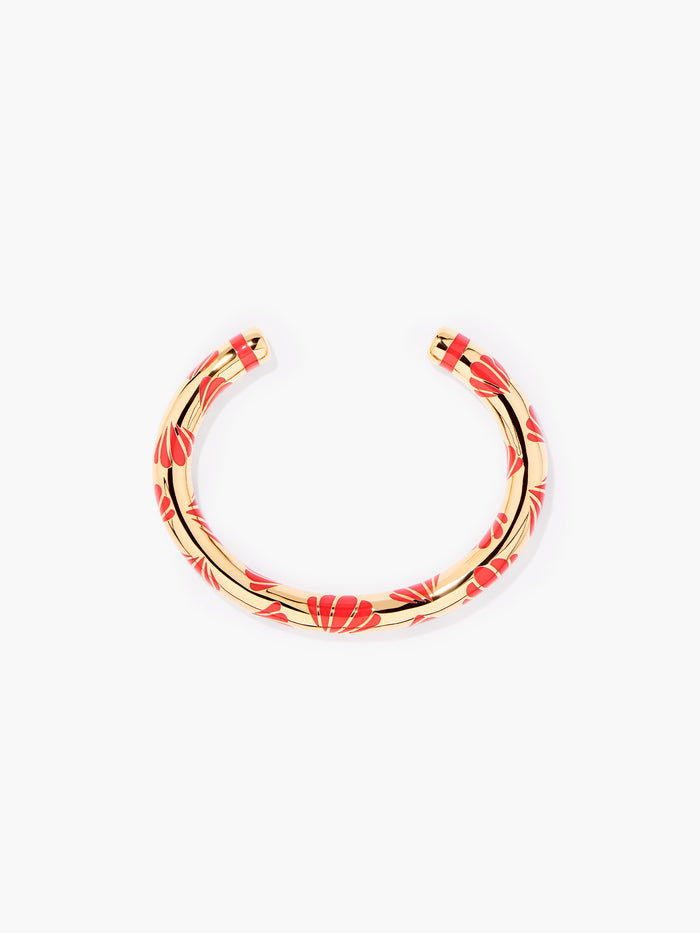 Jonc Positano rouge coquillages