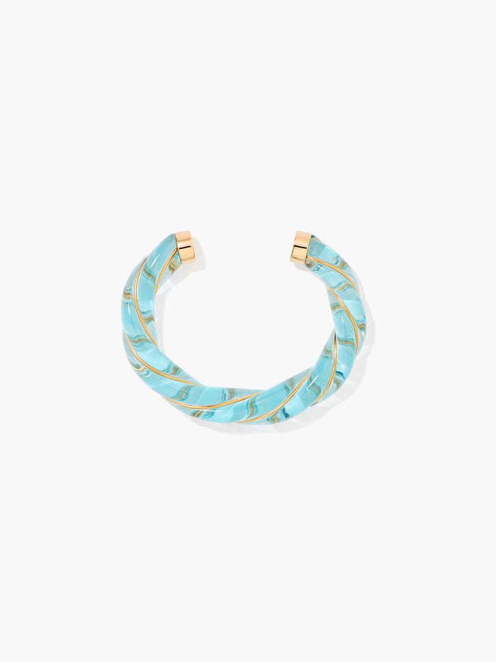 Translucent sky blue Diana bangle