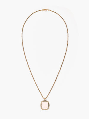 Sautoir Miki Quartz rose