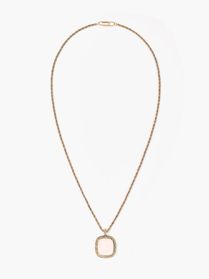 Sautoir Miki Quartz rose