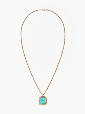 Miki turquoise long necklace
