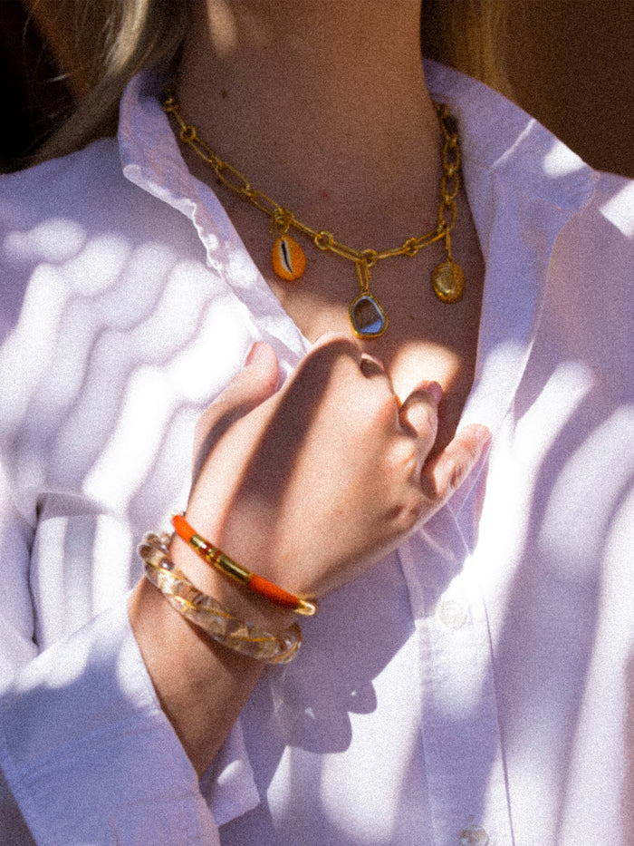 Lily of the Valley orange Merco charm