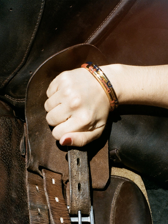 Positano horse bit bangle