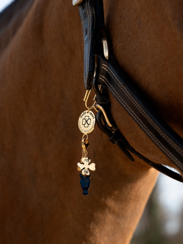 Navy horse charm