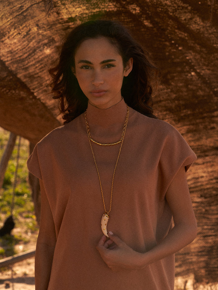 Caftan Moon Long Necklace
